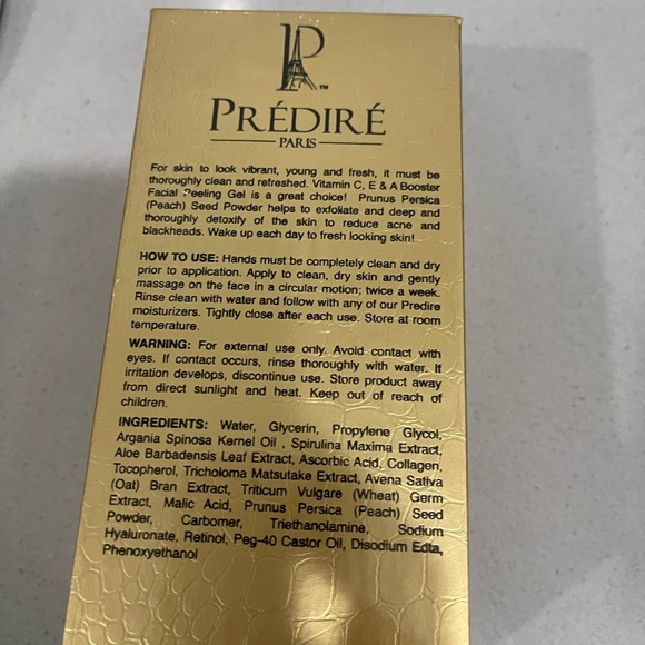 Skincare Predire Paris Vitamin C E E Facial Peeling Gel Poshmark